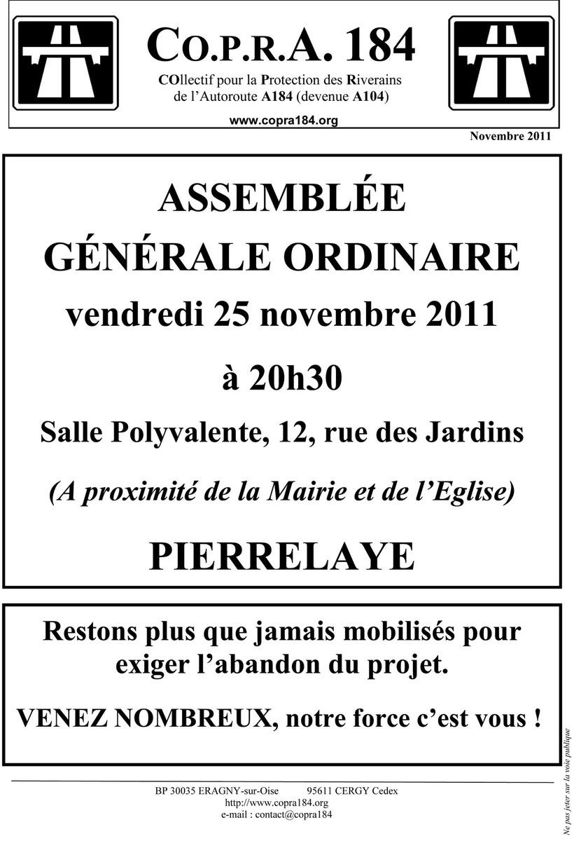 Affiche COPRA AGO 2011 Affiche COPRA AGO 2011