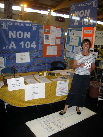 Stand du COPRA 184 au Village des Associations de Carrières-sous-Poissy