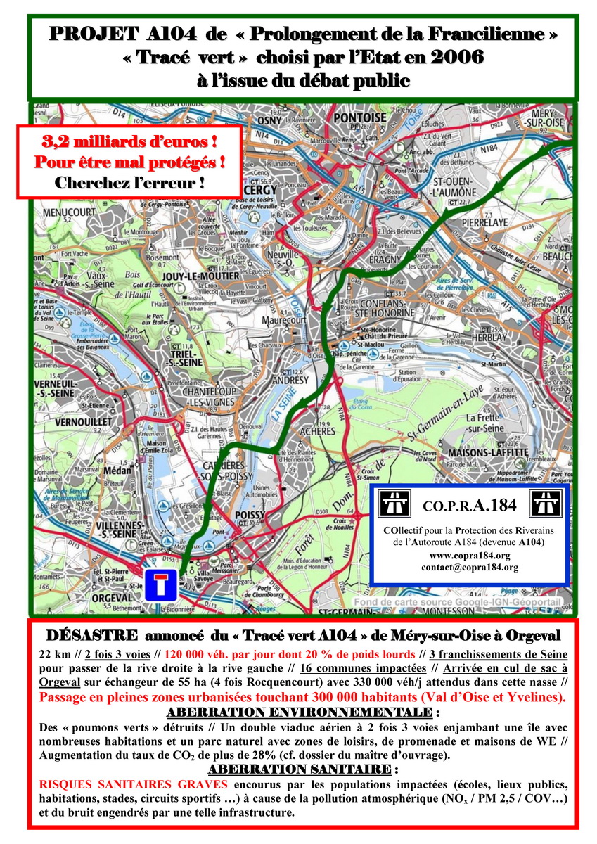A104 cherchez l'erreur !