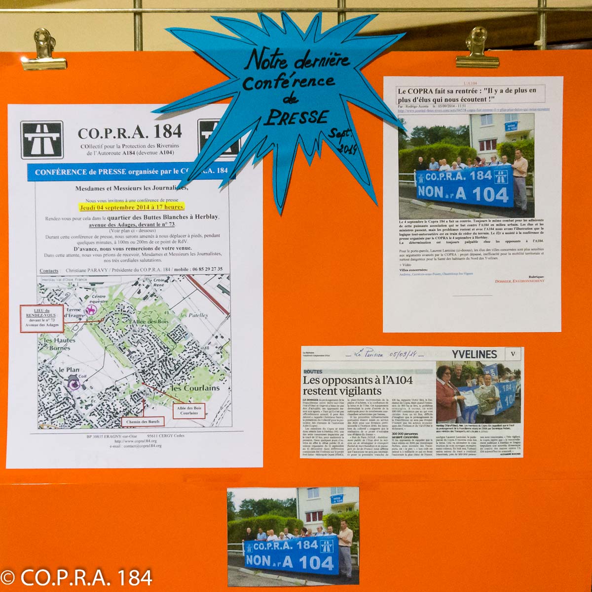 Panneau d'information AGO 2014