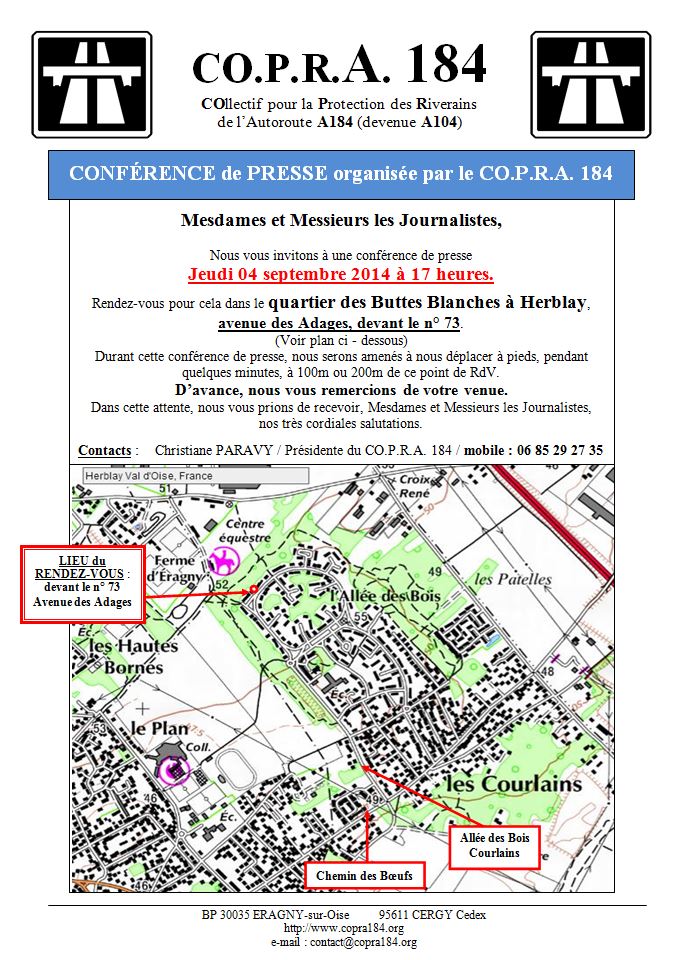 chemin et rencontre eragny