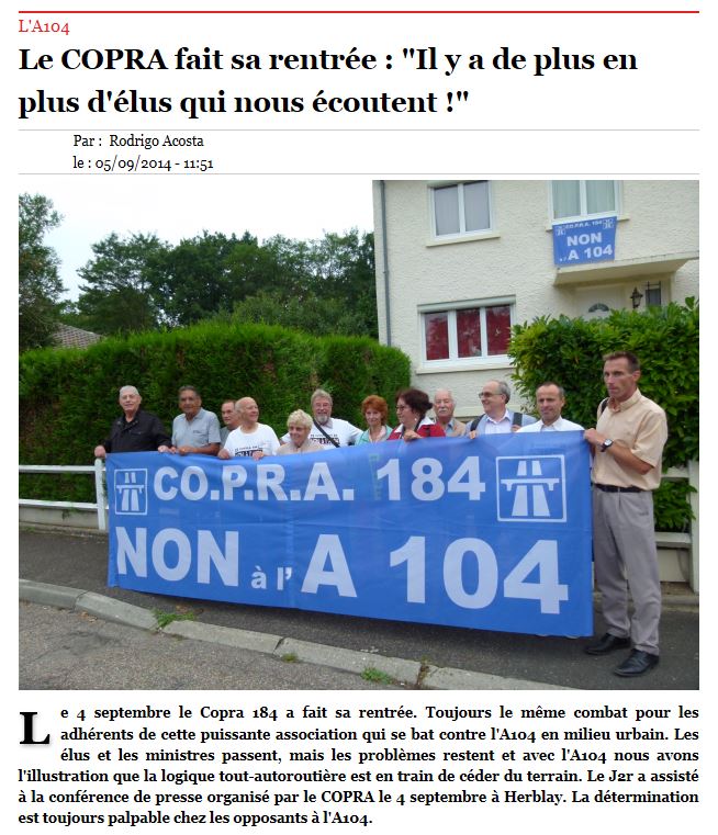 Le Journal des 2 Rives du 05 septembre 2014