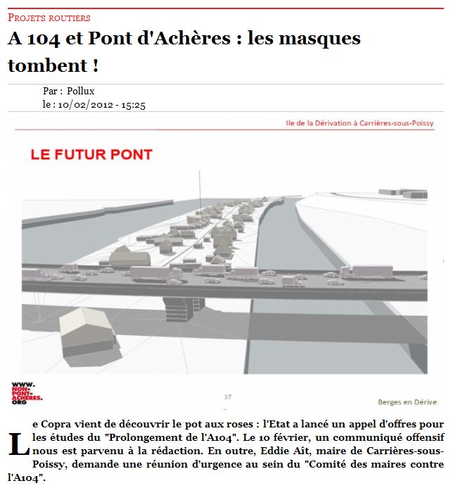 Le Journal des 2 Rives du 10 février 2012