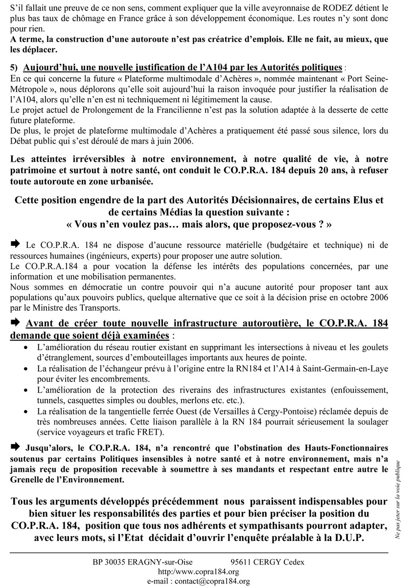 Tract Voeux des Maires 2012 - Verso