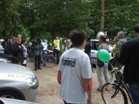 Rassemblement avant le départ, en forêt de Saint Germain en Laye