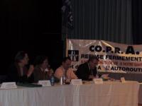 Photo de la tribune lors de l'AG du 26 nov. 2009