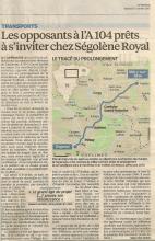 Le PARISIEN 17 octobre 2015 suite à Conférence de presse COPRA 184 du 15 octobre